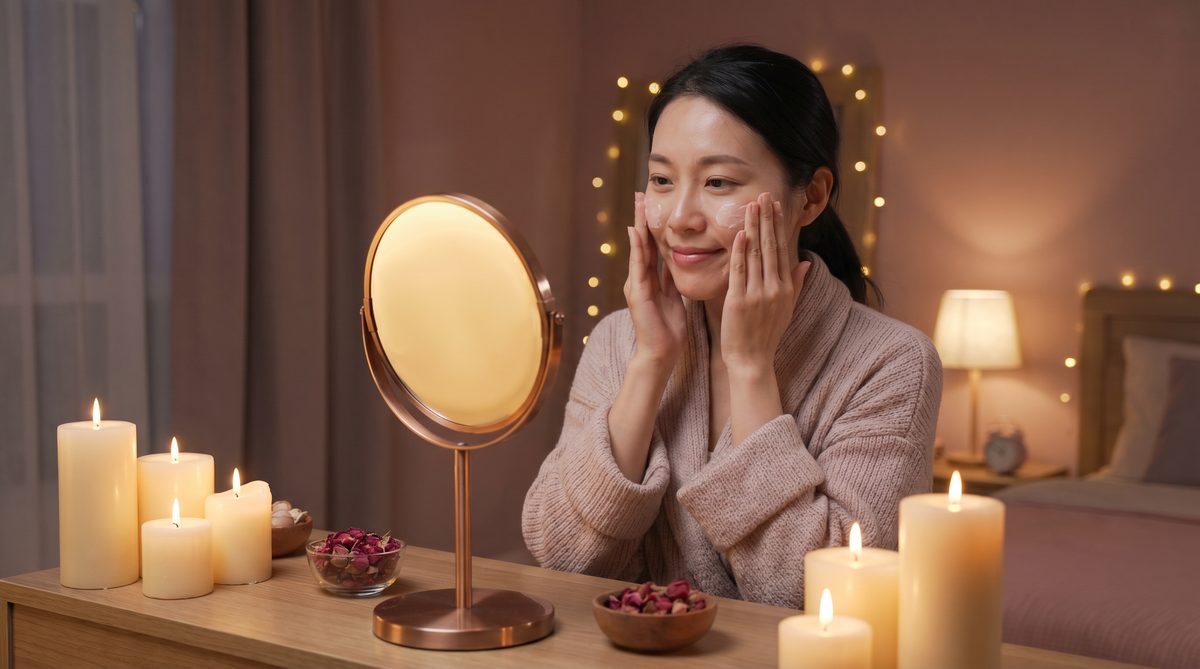 香蕉视频夜间护肤视频演示，女性自我照顾生活视频，温暖疗愈氛围，7bwebkk.cn