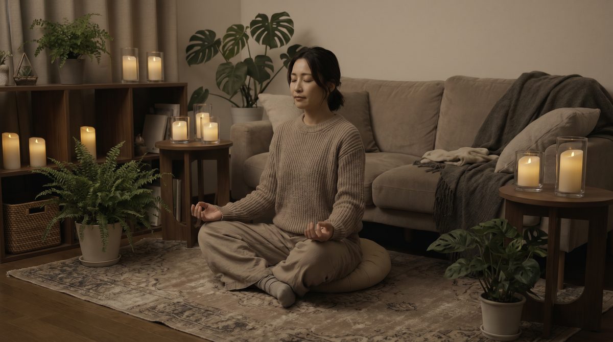 香蕉视频冥想入门视频演示，女性情绪疗愈生活视频，内在修复场景，7bwebkk.cn